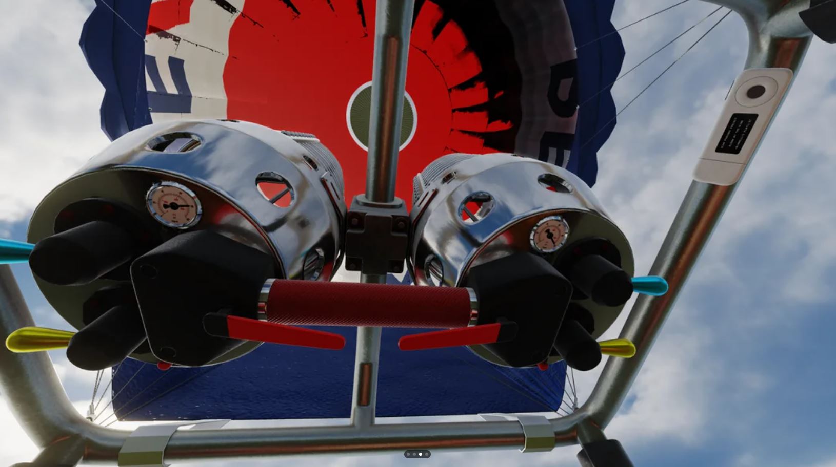 Hot air balloon burners